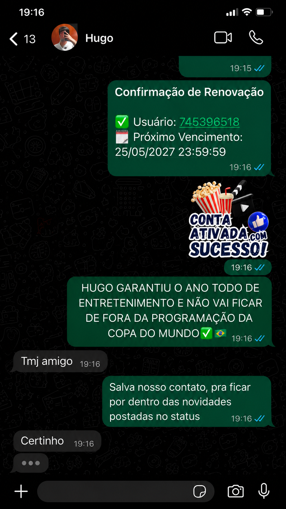 Feedback de cliente 1